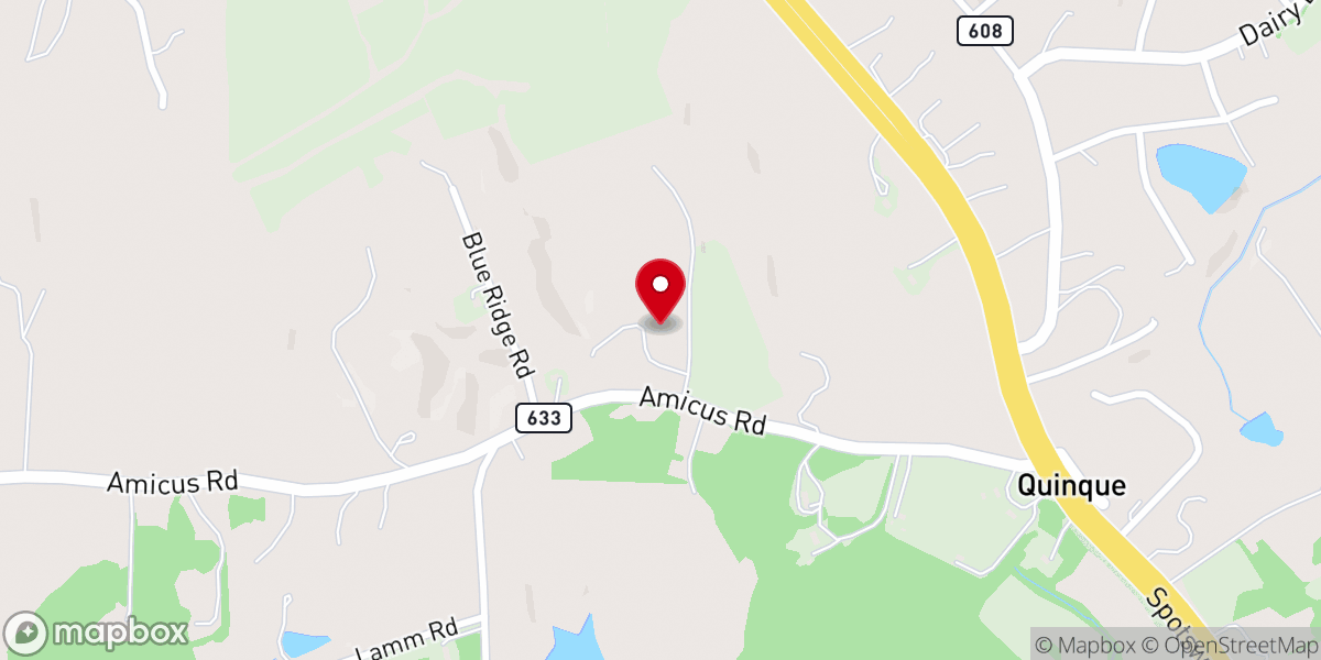 Map showing location of Legacy Church