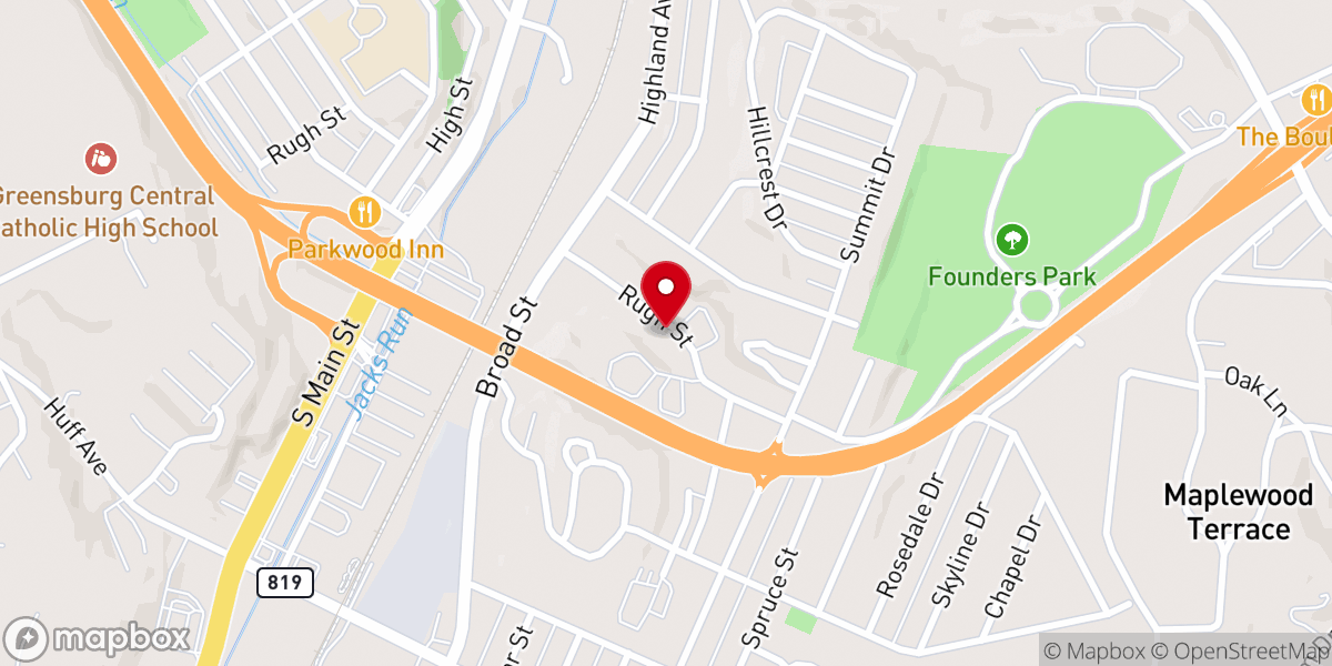 Map showing location of Lighthouse of Hope Church
