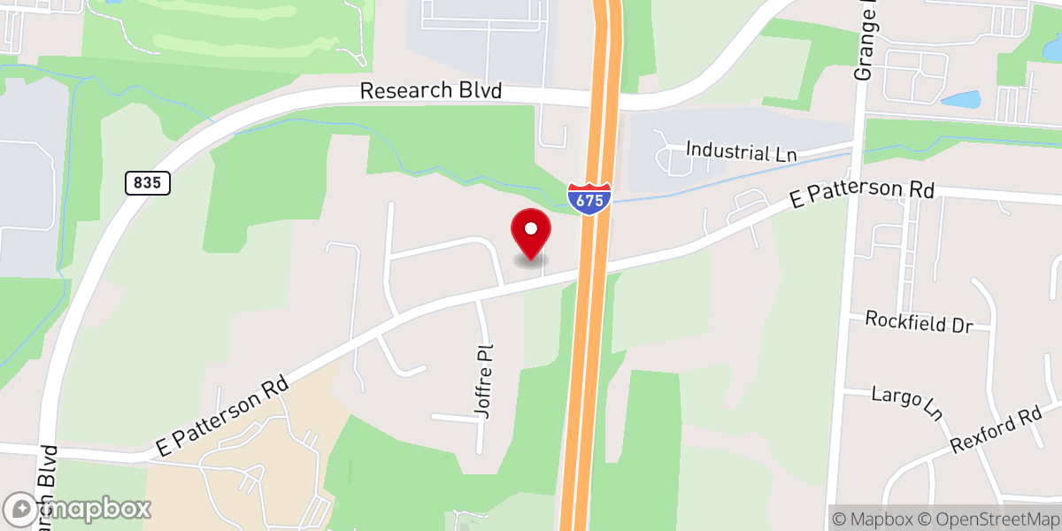 Map showing location of Jim Martin Ministries Inc