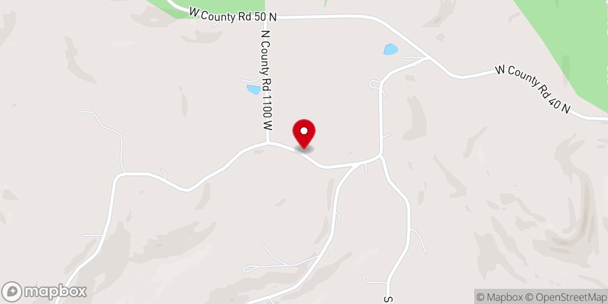 Map showing location of Red Quarry Church