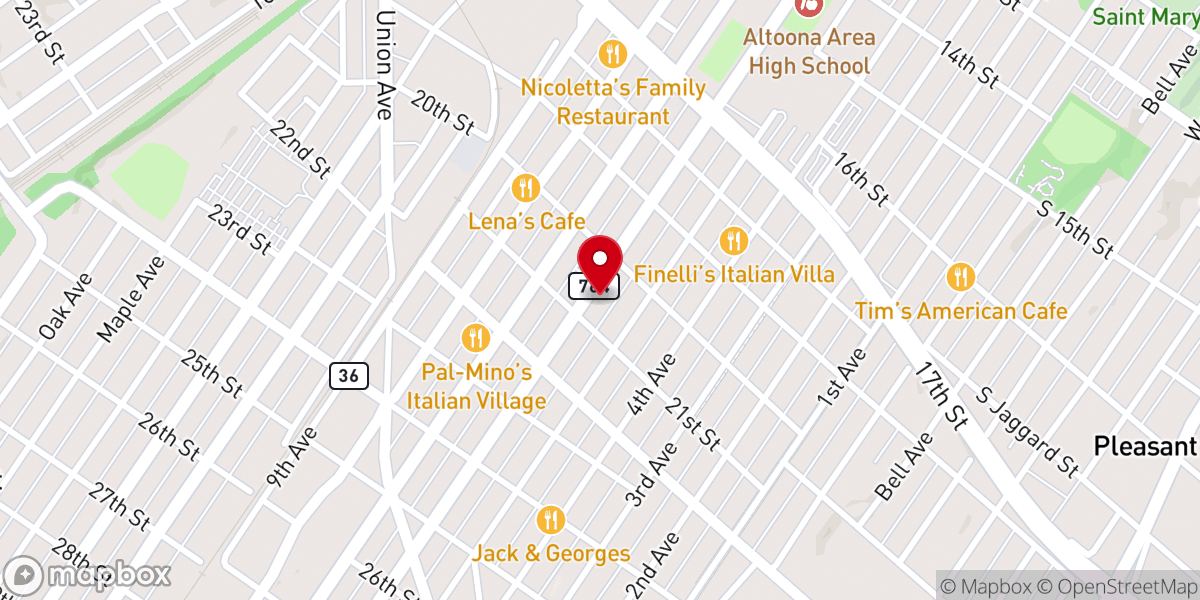 Map showing location of Sacred Heart Formation Center