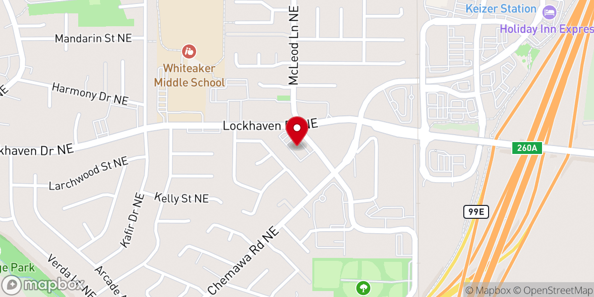 Map showing location of Countryside Christian Church of Salem