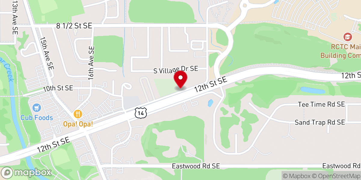 Map showing location of Apostolic Church of Rochester