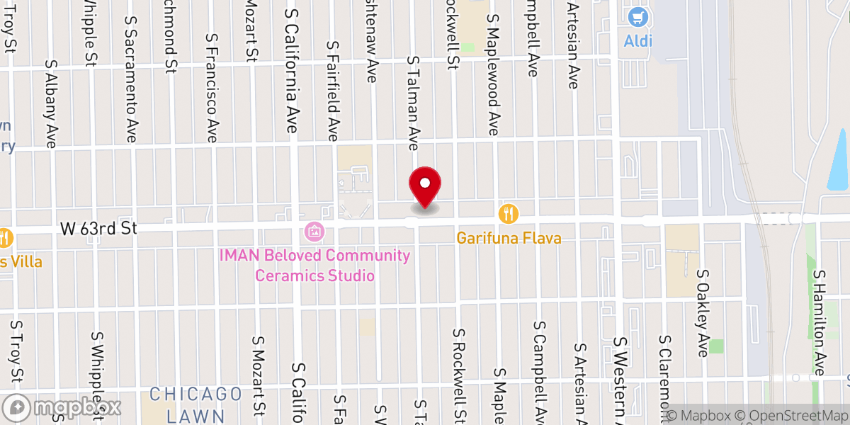 Map showing location of Institute for the Development of Urban Ministries