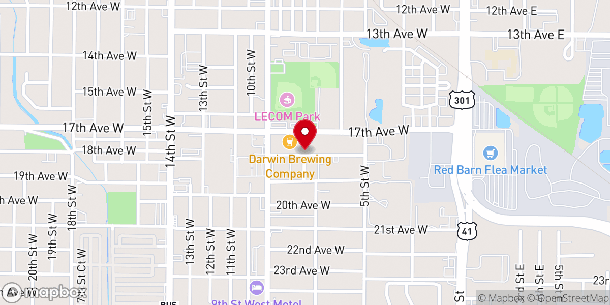 Map showing location of Our Daily Bread of Bradenton