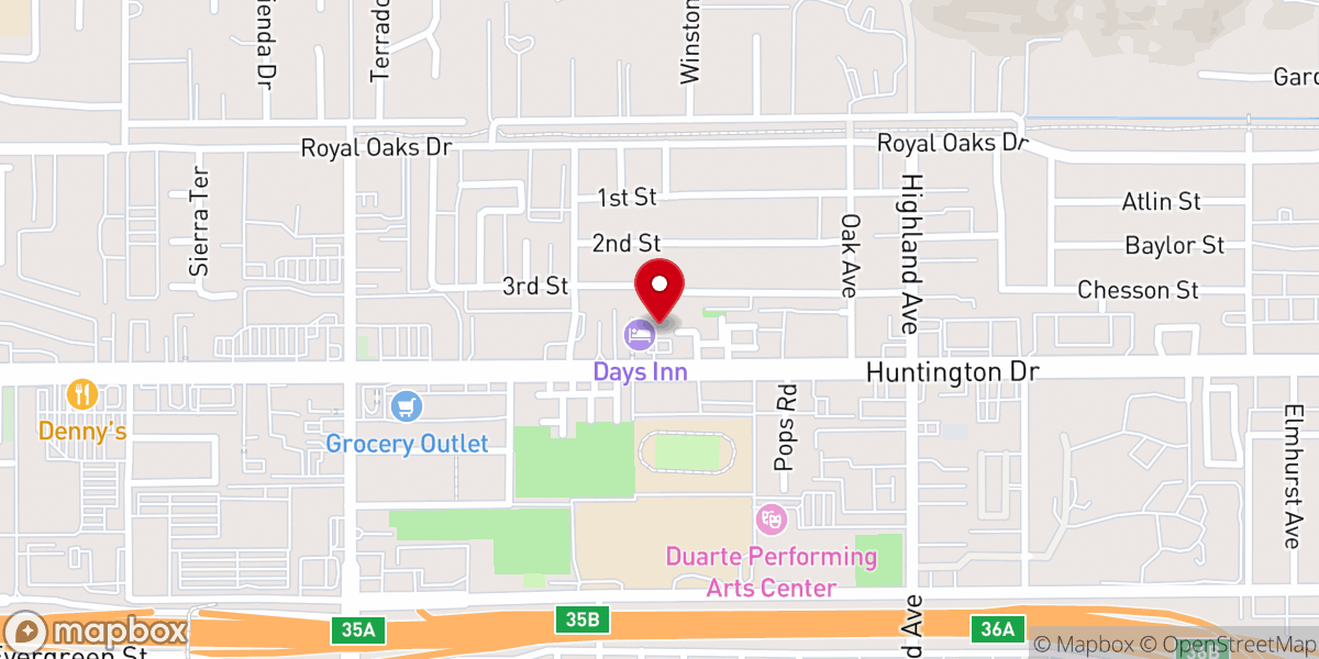 Map showing location of Grace Fellowship