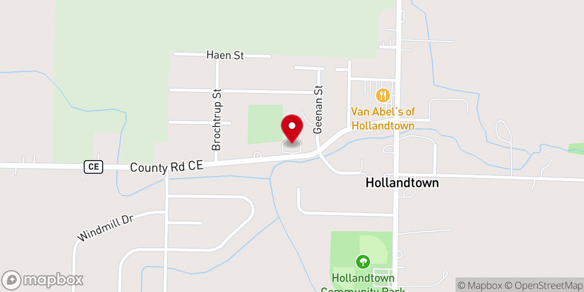 Map showing location of St. Francis Church, Hollandtown (St. Katharine Drexel Parish)