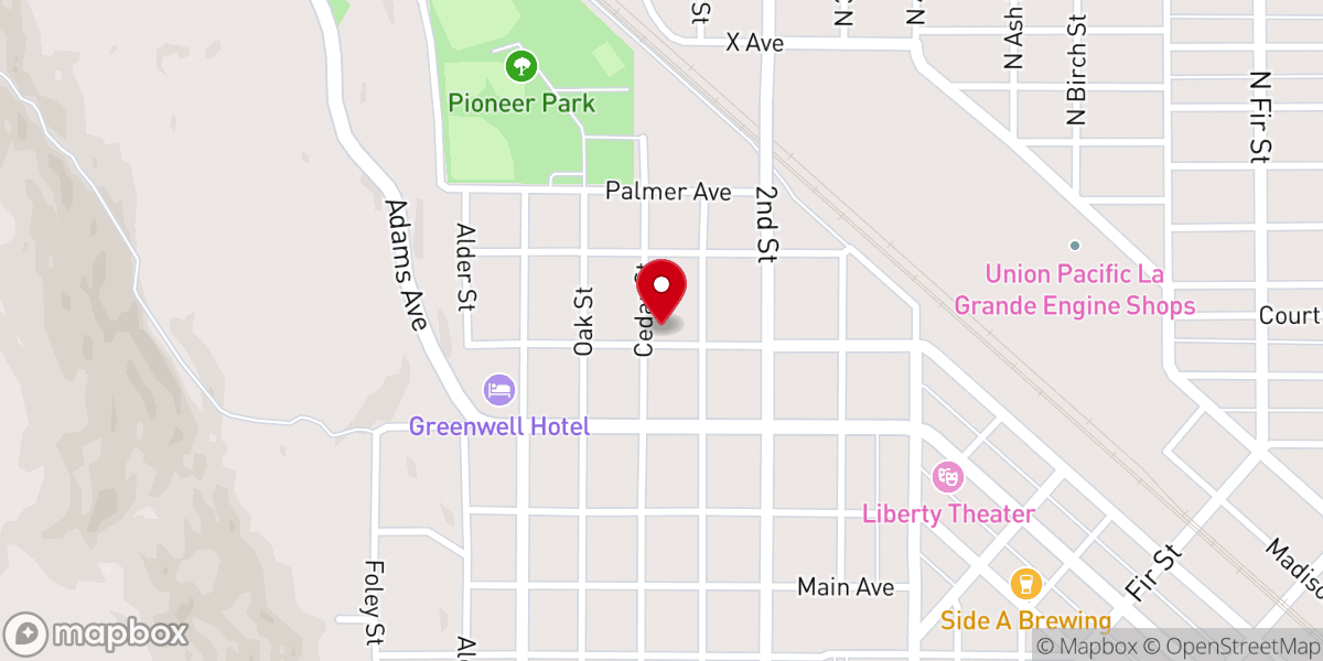 Map showing location of Crossroads Community Church - Church of God