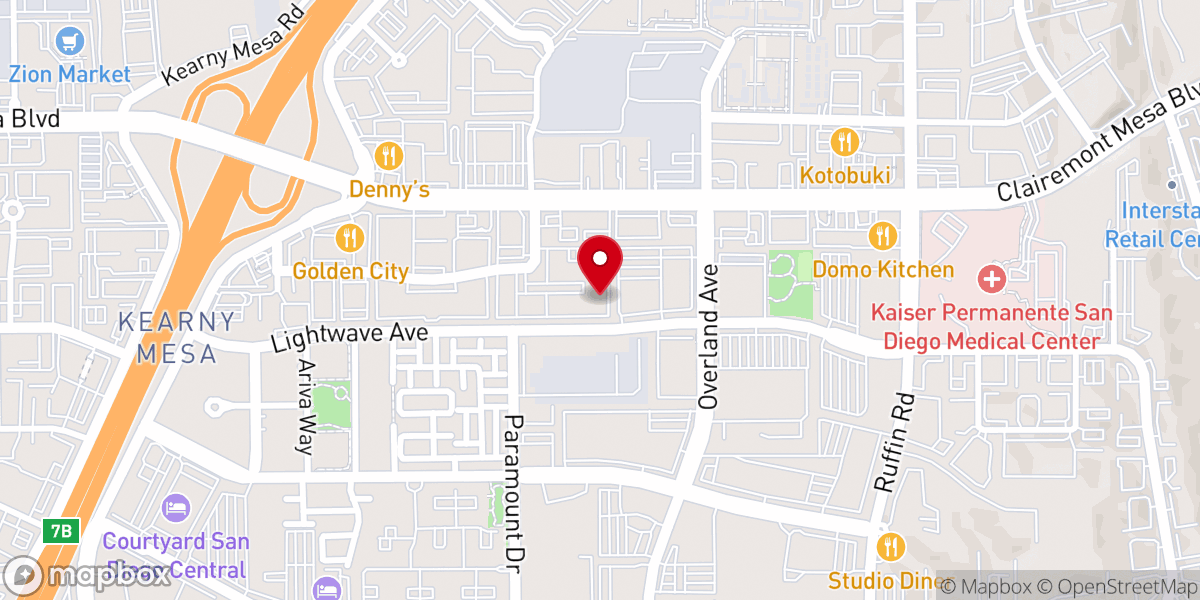 Map showing location of Christian Fellowship Church