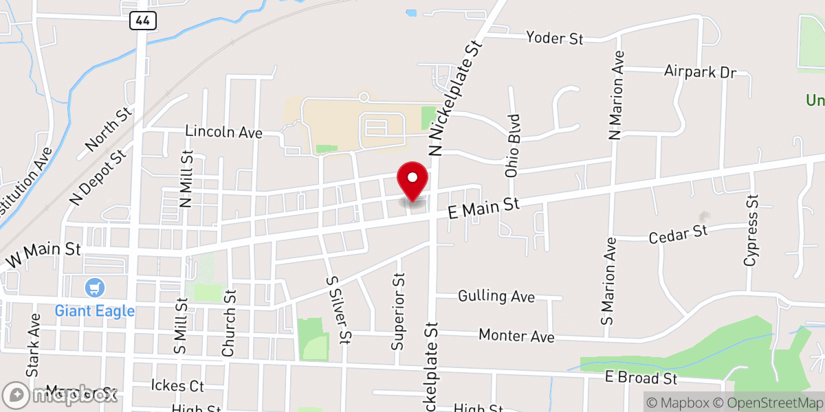 Map showing location of Beacon of Hope Community Church