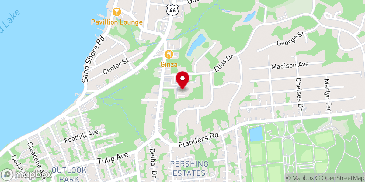 Map showing location of St Jude Thaddeus Roman Catholic Church