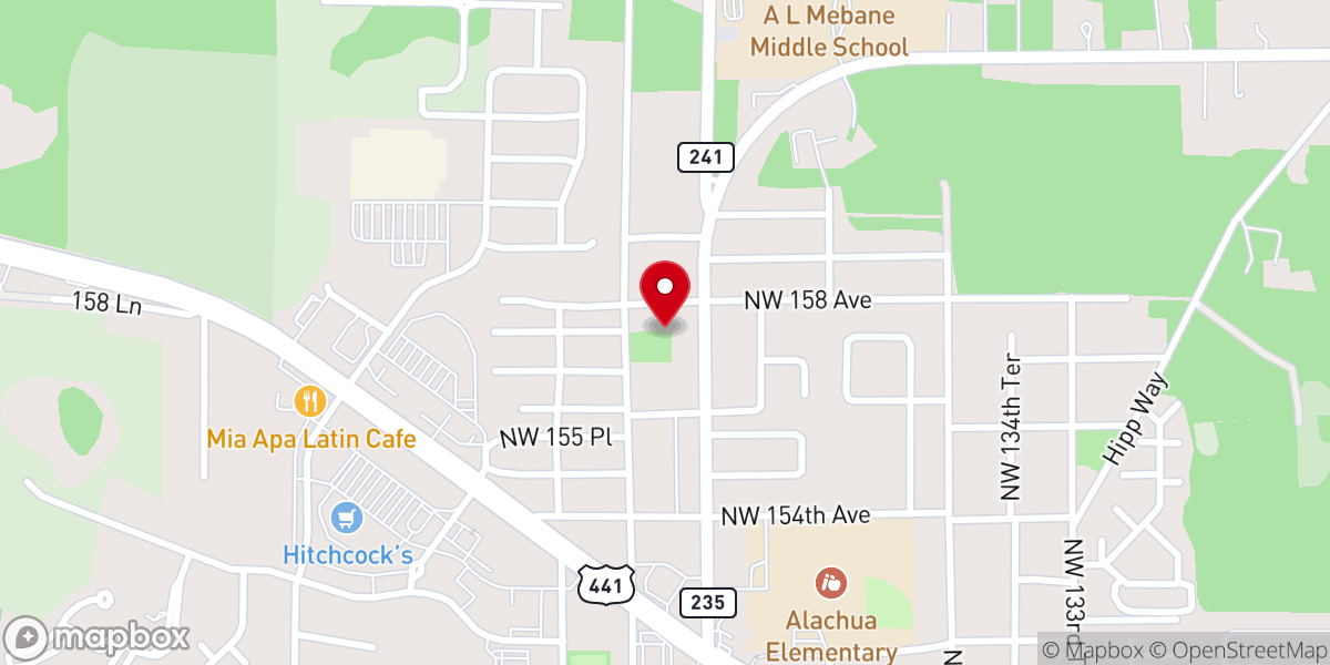 Map showing location of Saint Matthew Baptist Church