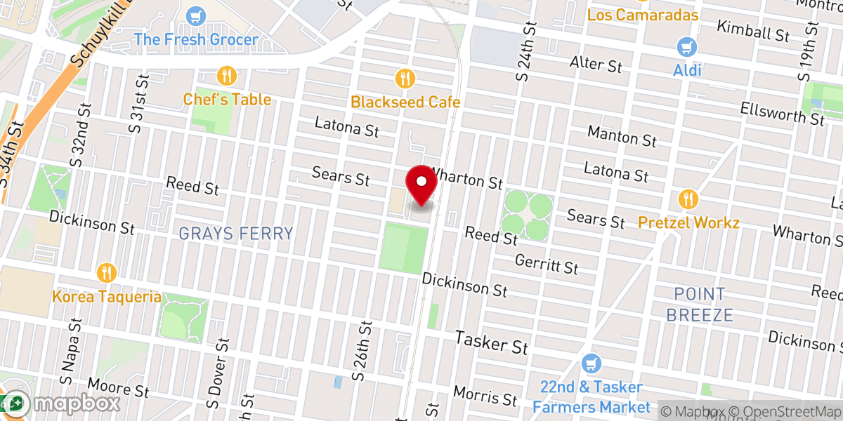Map showing location of Consolation Baptist Church
