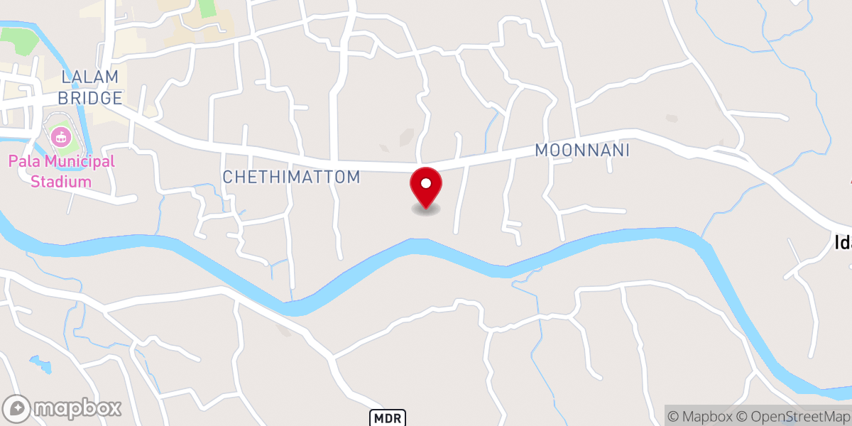 Map showing location of Vincentian Minor Seminary