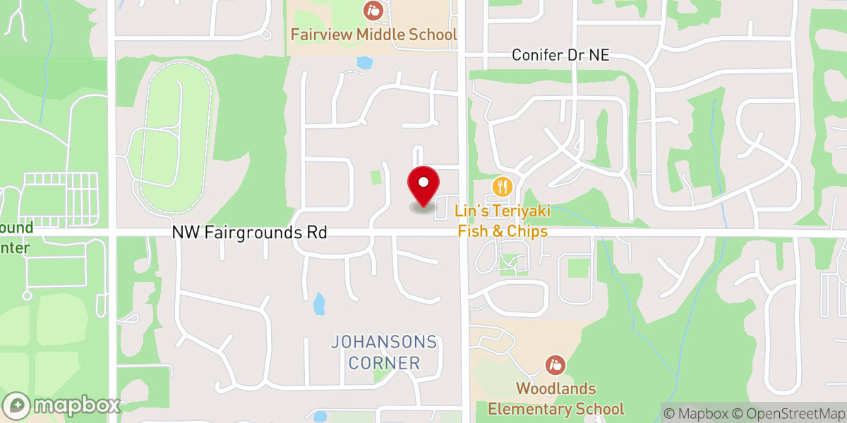 Map showing location of St. Charles Anglican Cathedral