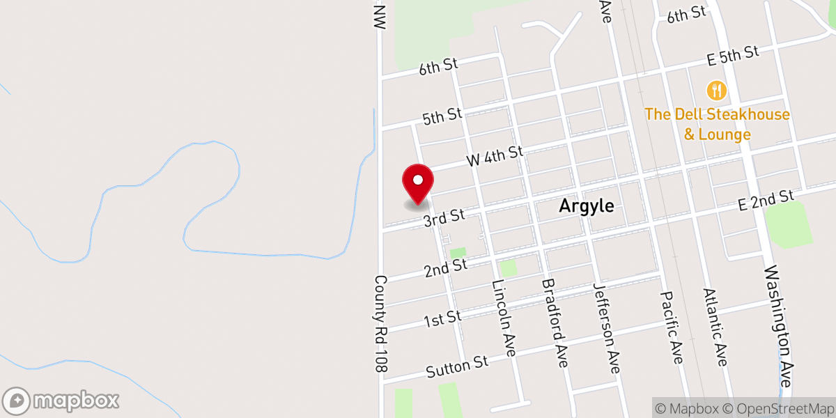Map showing location of St Rose of Lima Catholic Church