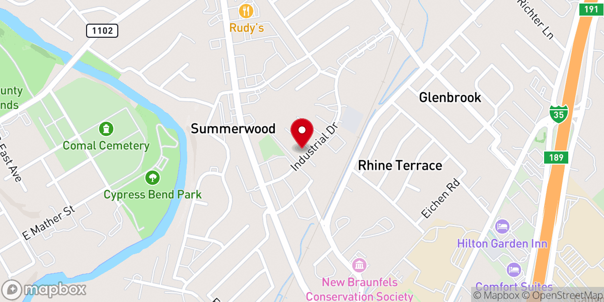 Map showing location of Northpoint Church