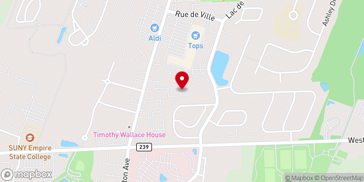 Map showing location of Northridge Church - Brighton Campus