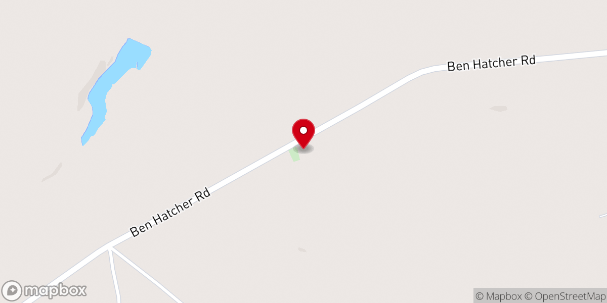 Map showing location of Fairfield Baptist Church