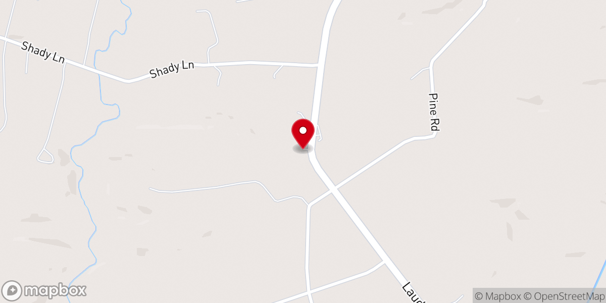 Map showing location of East Hanover Mennonite Church
