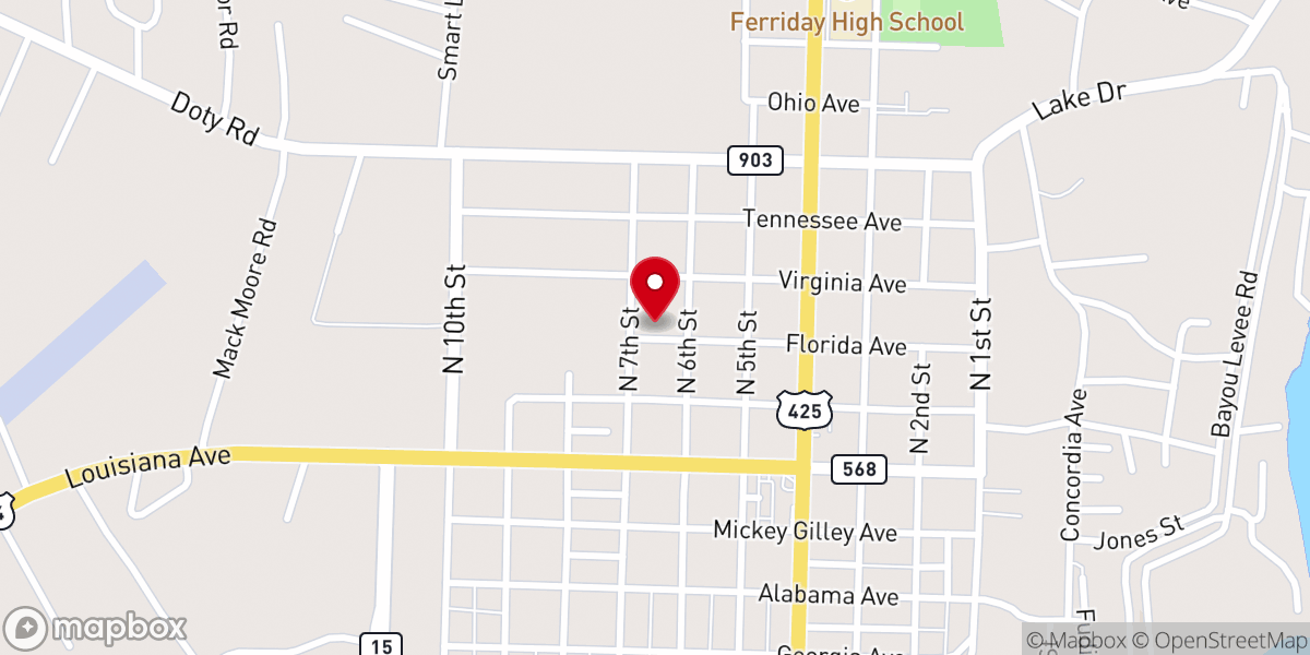 Map showing location of St Patrick Church