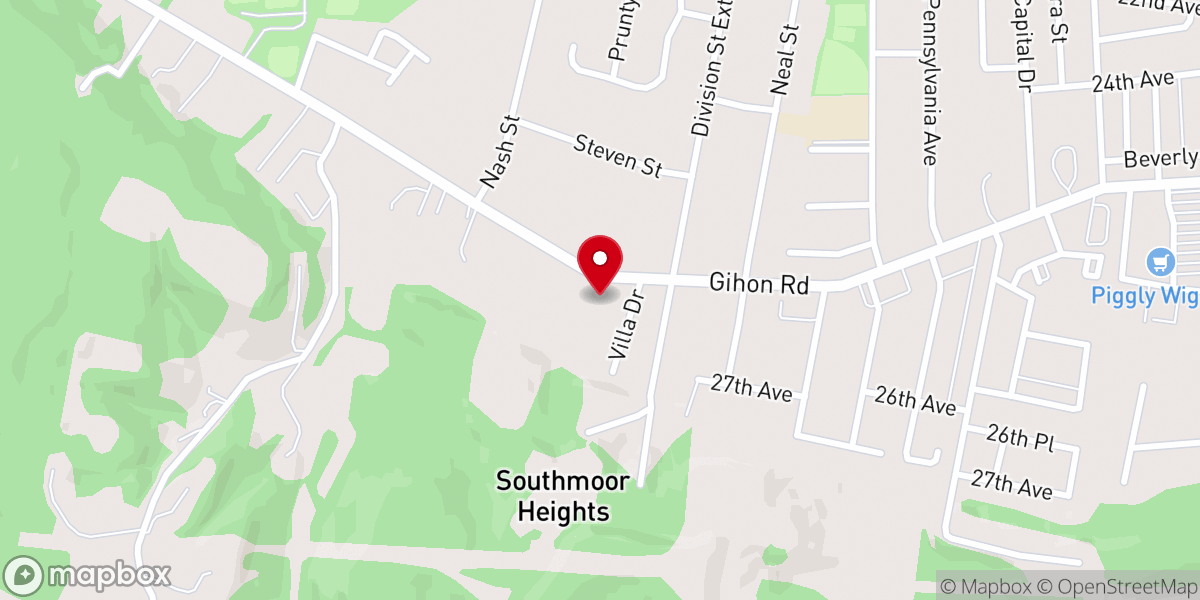Map showing location of Gihon Tabernacle EMC