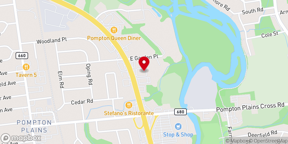 Map showing location of Cornerstone Chapel