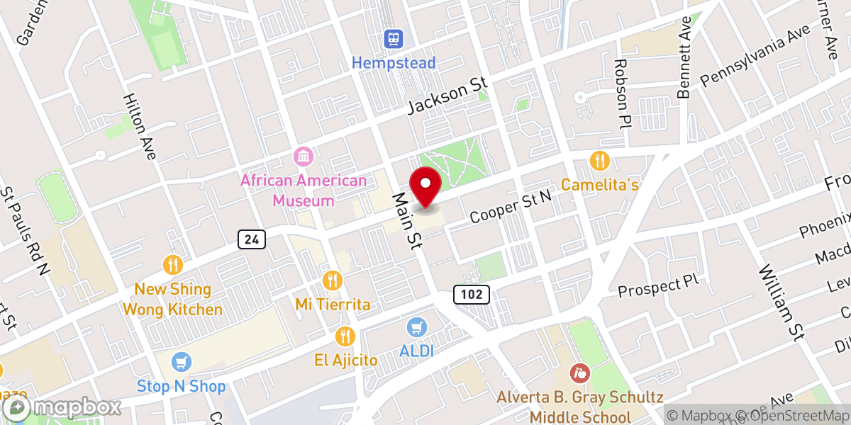 Map showing location of Iglesia Pentecostal Unida Roca Eterna