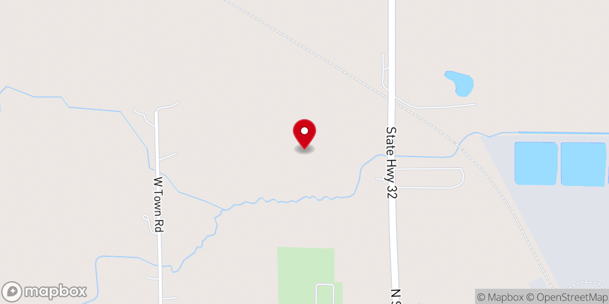 Map showing location of The Barn at Sunset Acres