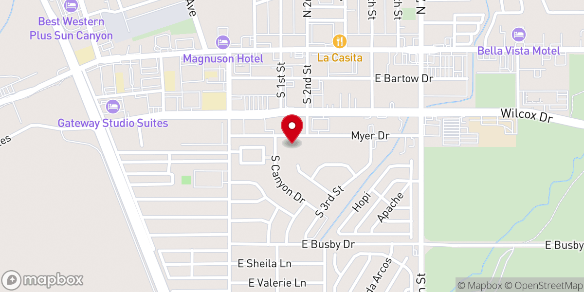 Map showing location of God Is Good Ministries