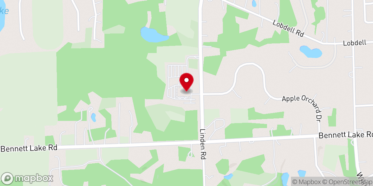 Map showing location of The Rock Church
