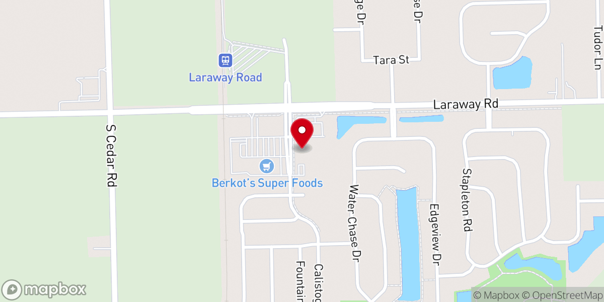 Map showing location of Hickey Memorial Chapels
