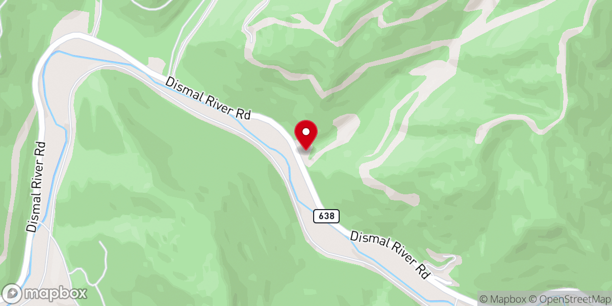 Map showing location of Jewell Camp Chapel