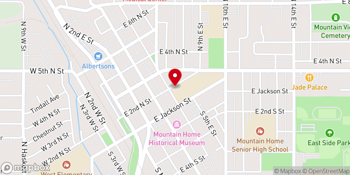 Map showing location of Abundant Life Christian Fellowship Church Ministries