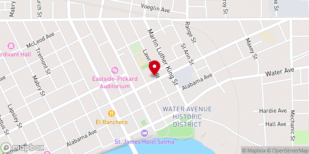 Map showing location of Abundant Life Center Ministries Inc