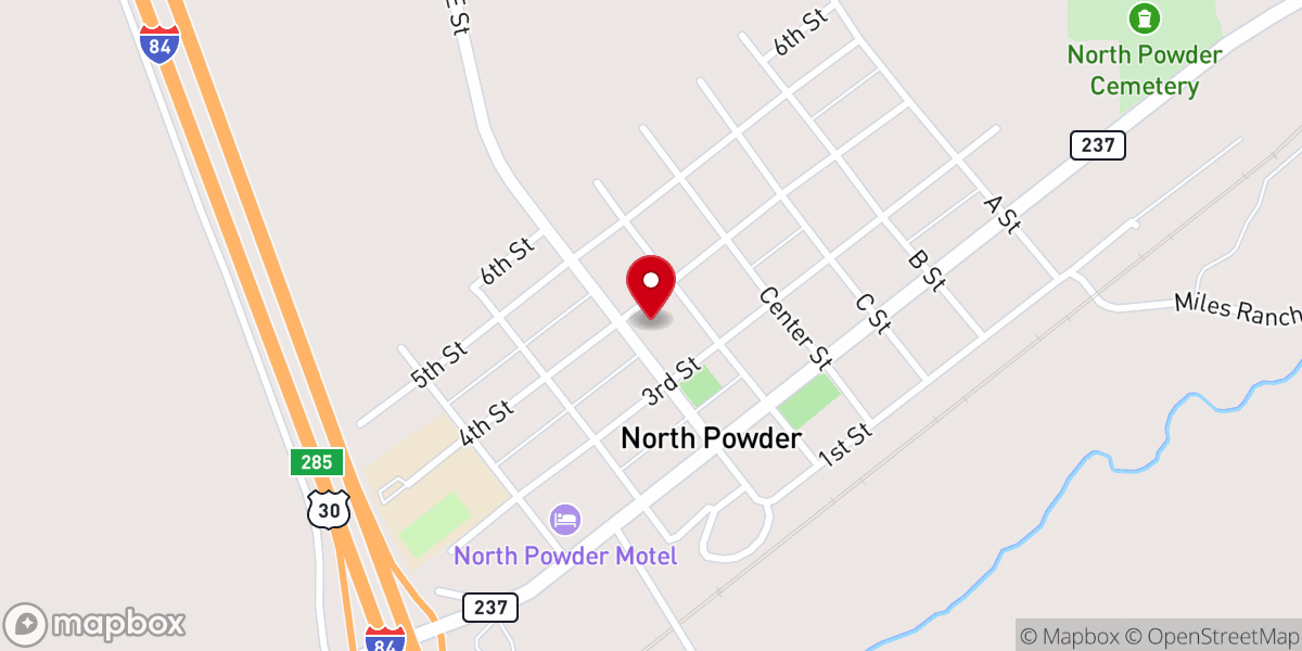 Map showing location of Community United Methodist Church