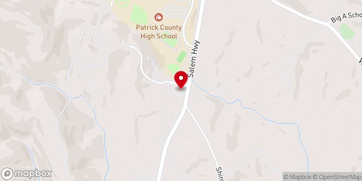 Map showing location of True Gospel Baptist Church