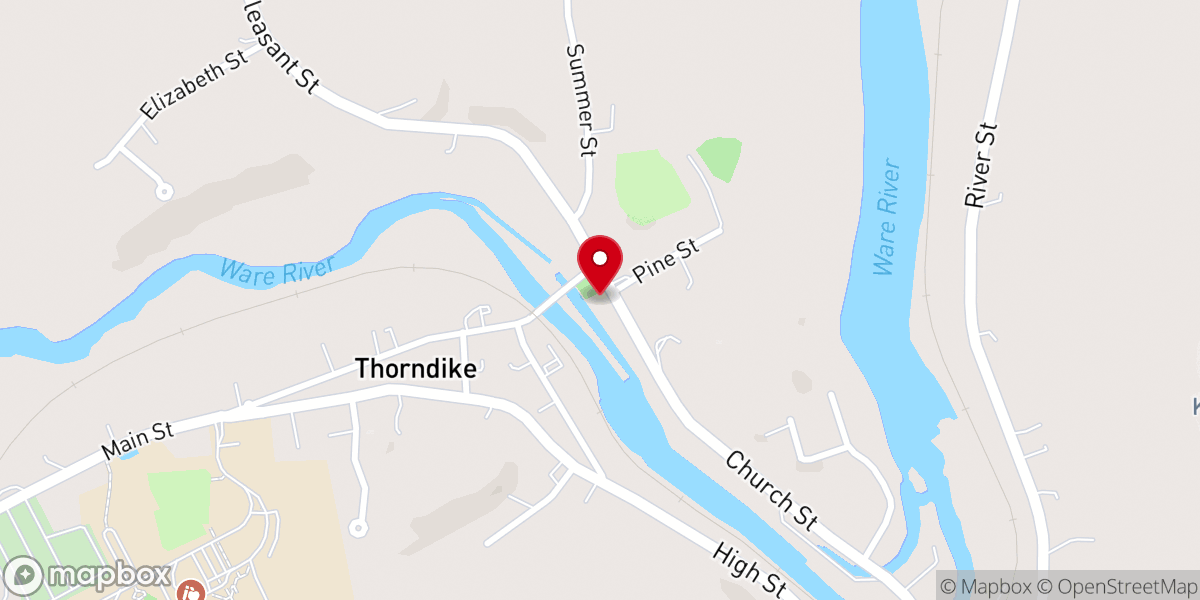 Map showing location of New Birth Christian Church