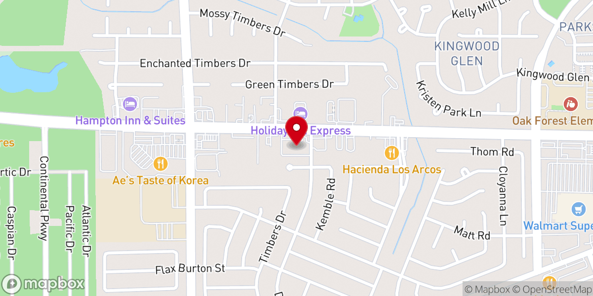 Map showing location of One Church of the Nazarene