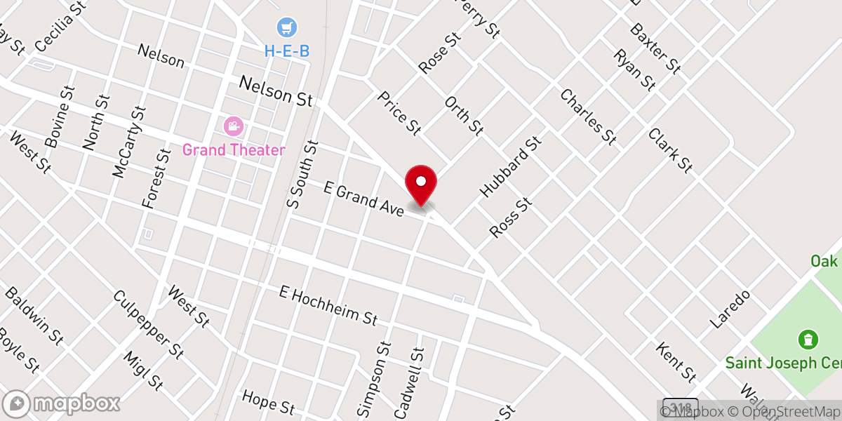 Map showing location of The House of Grace