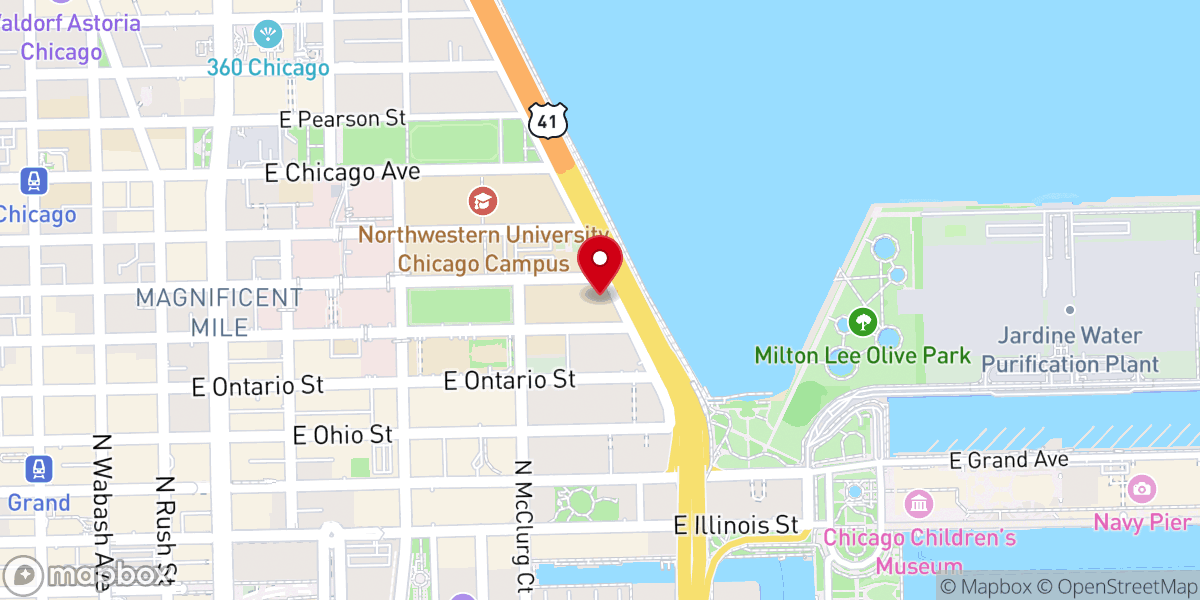Map showing location of Ward McCracken, D.O.