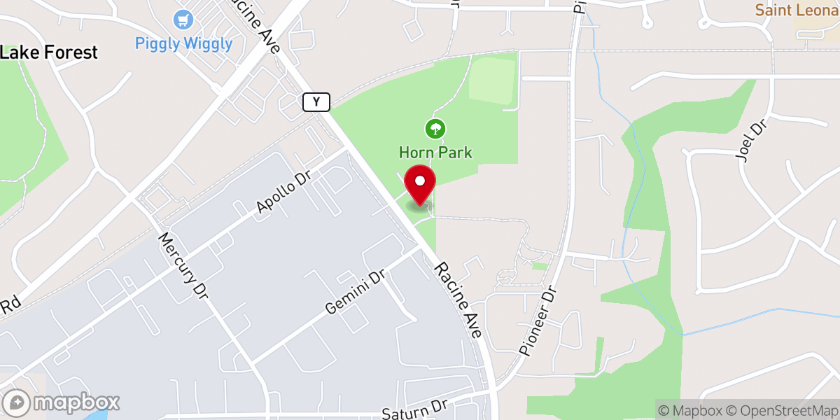 Map showing location of Muskego Historical Society