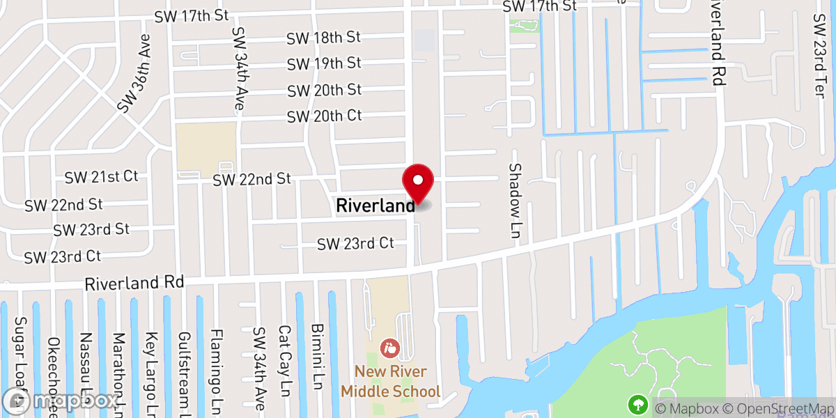 Map showing location of St Ambrose Episcopal Church