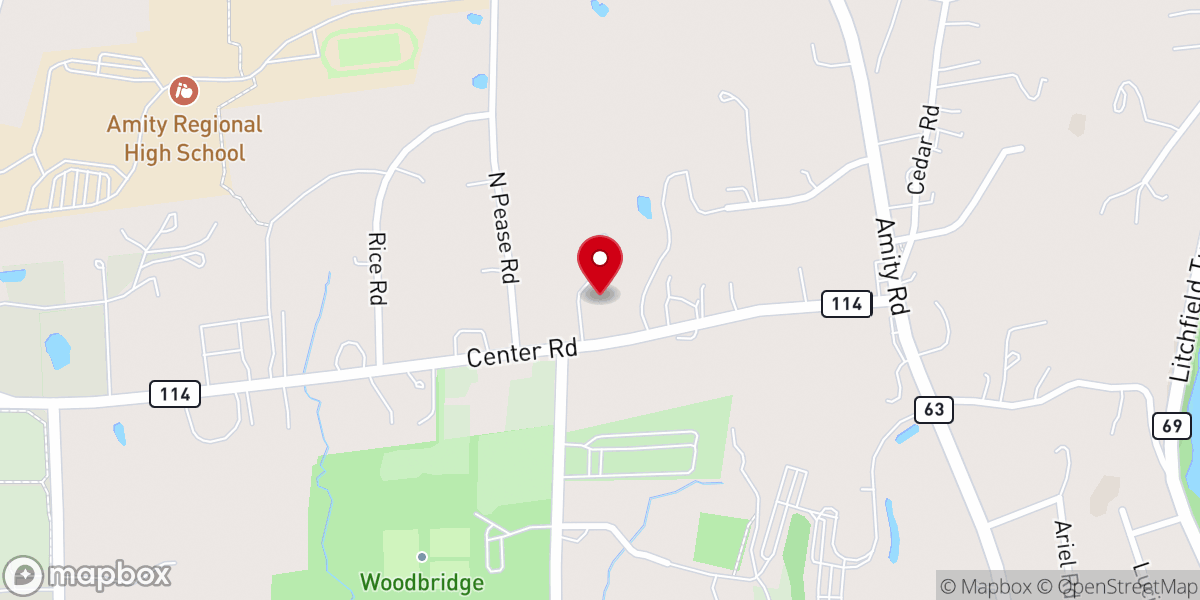 Map showing location of Trinity Evangelical Free Church