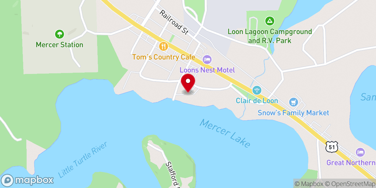 Map showing location of St Isaac Jogues Church