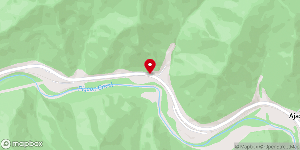 Map showing location of Baisdentown Church