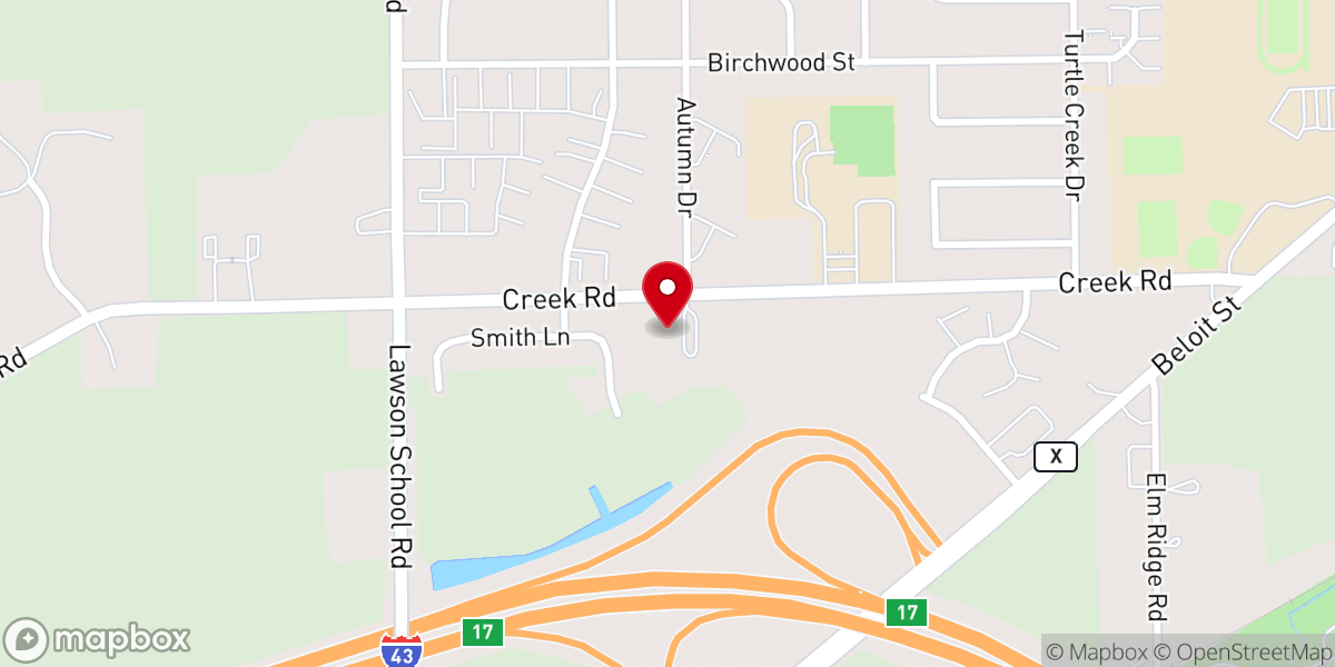 Map showing location of Faith Community Church