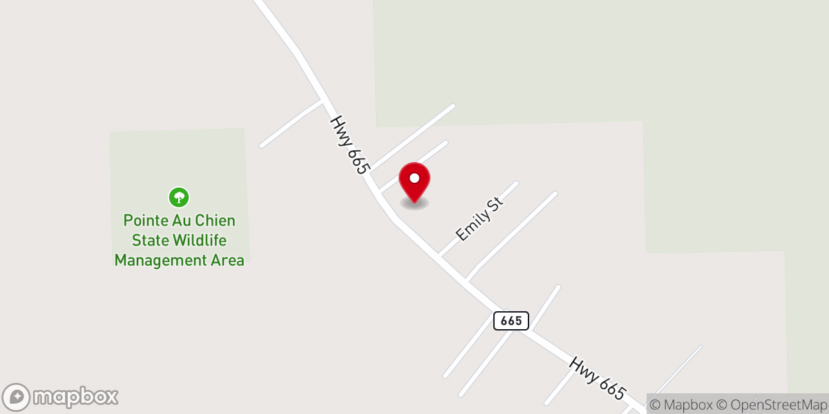 Map showing location of St Charles Catholic Church