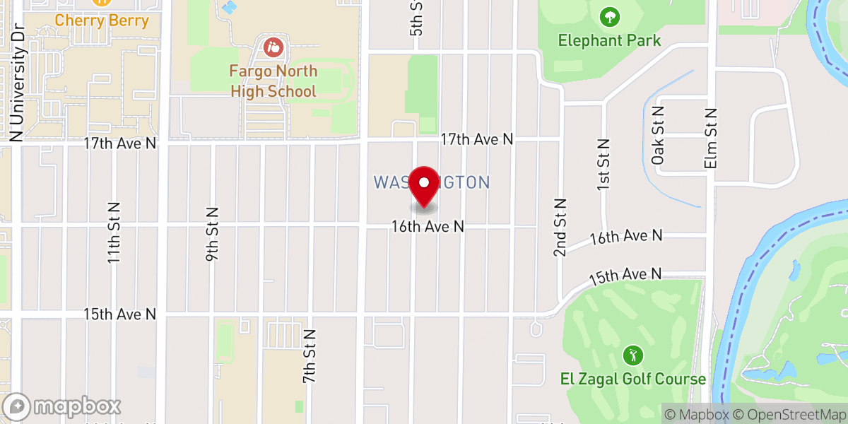 Map showing location of Holy Resurrection Orthodox Church