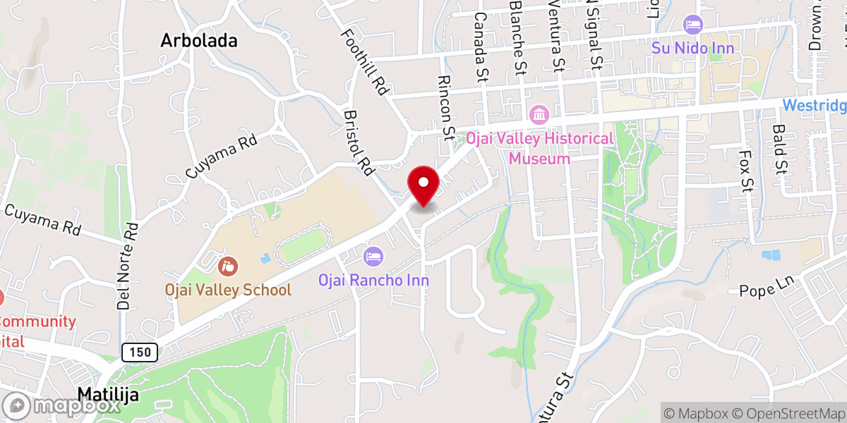 Map showing location of St Andrew's Episcopal Church